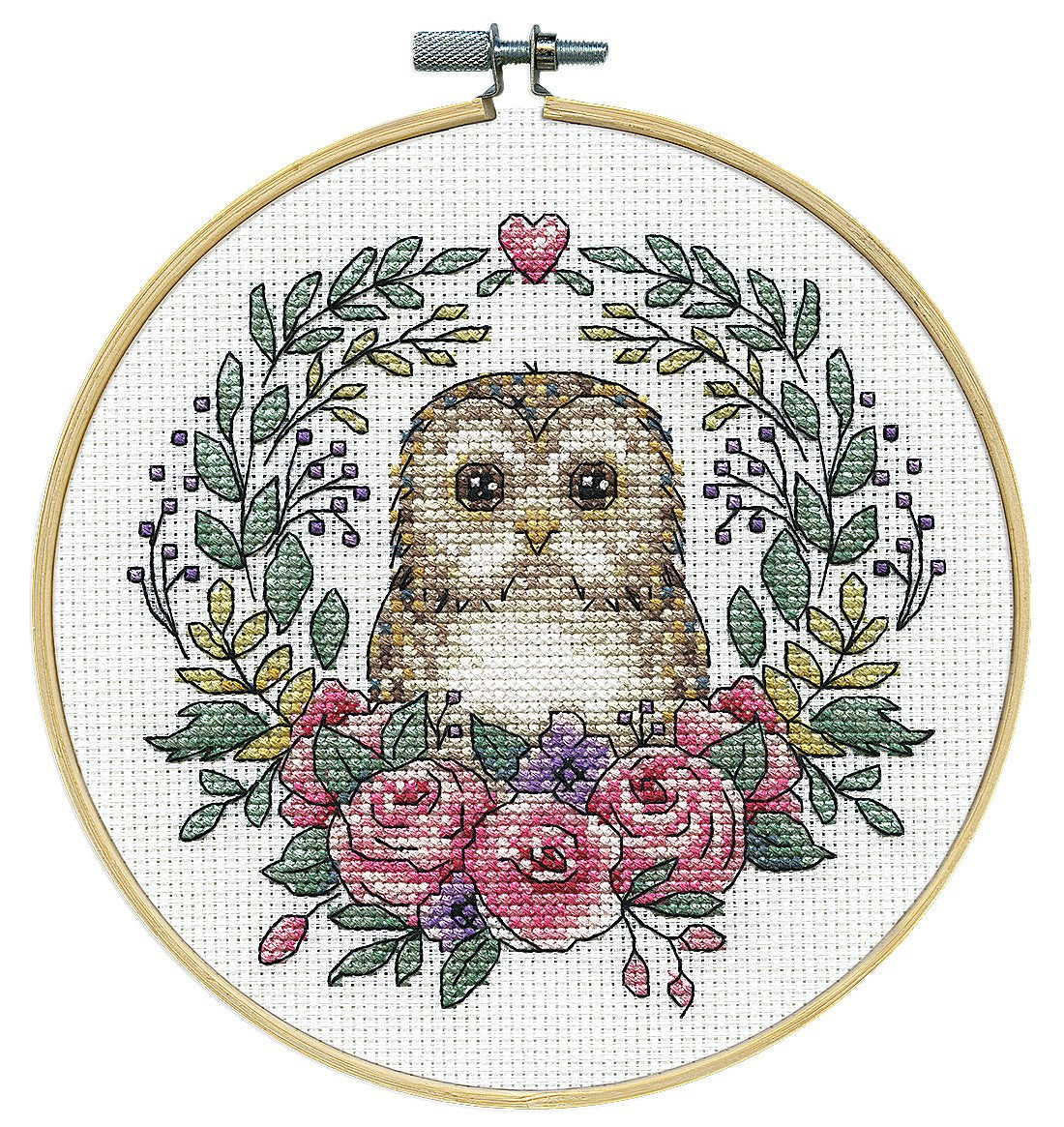 Owl Kit with 8" Round Hoop