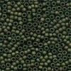 03014 Matte Olive Antique Seed Beads