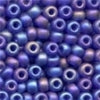 16021 Frosted Periwinkle Size 6 Glass Beads