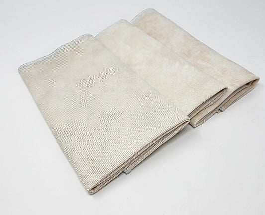 Sugar Cream Pie - 32 Hand Dyed Linen - BeStitchMe