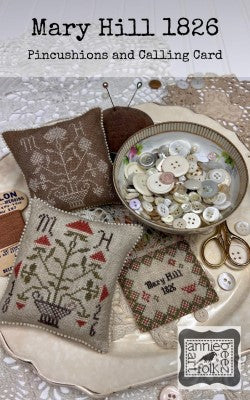 Mary Hill 1826 - Pincushions and Calling Card