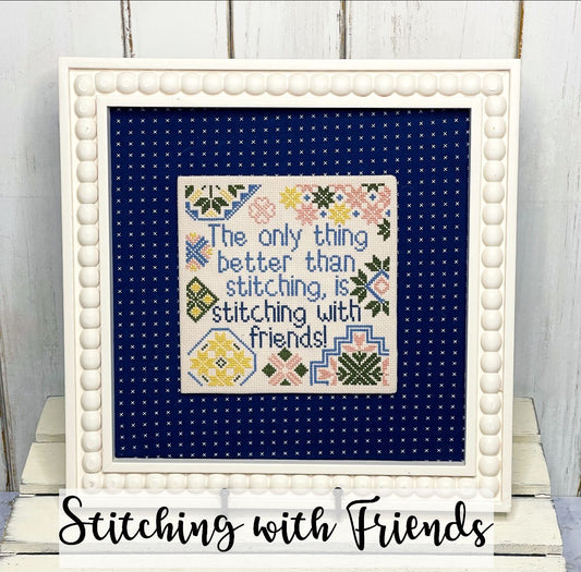 Stitching with Friends