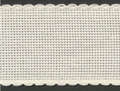 Ivory Scallop - 16 Banding - 2"w