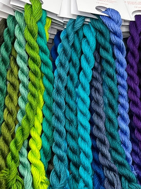 Complete Set - 180 Skeins - Pirate + Robin Hand Dyed Floss