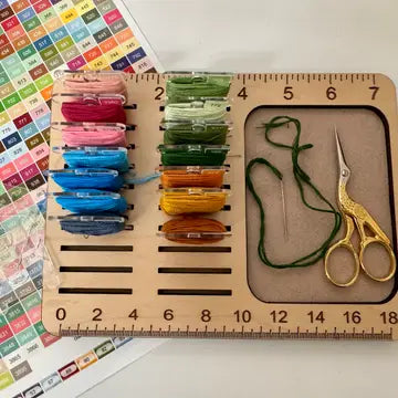 Wooden Needlework Project Organizer