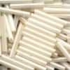 90123 Cream Large Bugle Beads