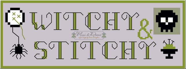Halloween Mystery project Witchy and Stitchy Ornaments