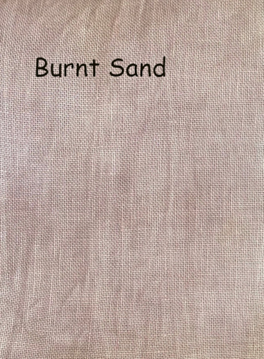 Burnt Sand - 32 Hand Dyed Linen - Mani di Donna