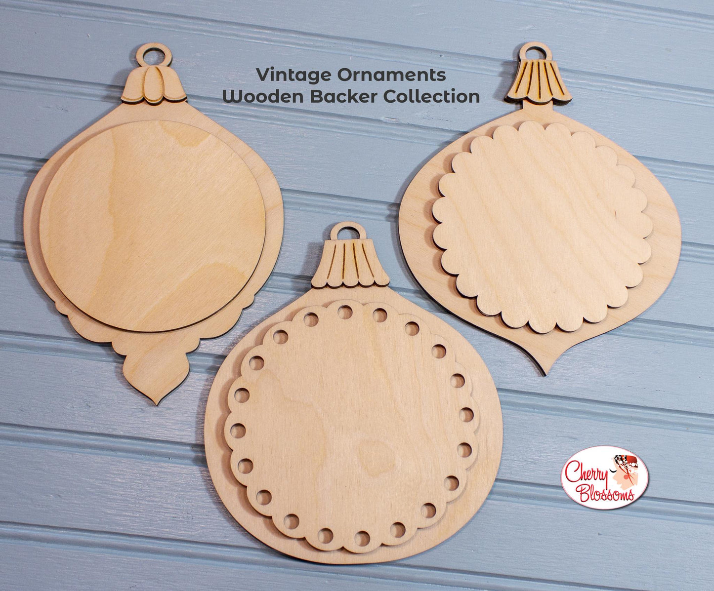 Vintage Ornaments Set Four