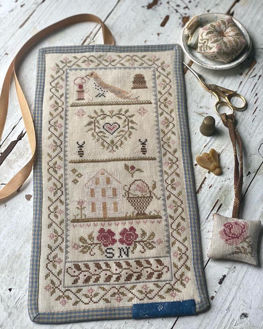 Bees & Birds Sewing Roll, Biscornu and Fob