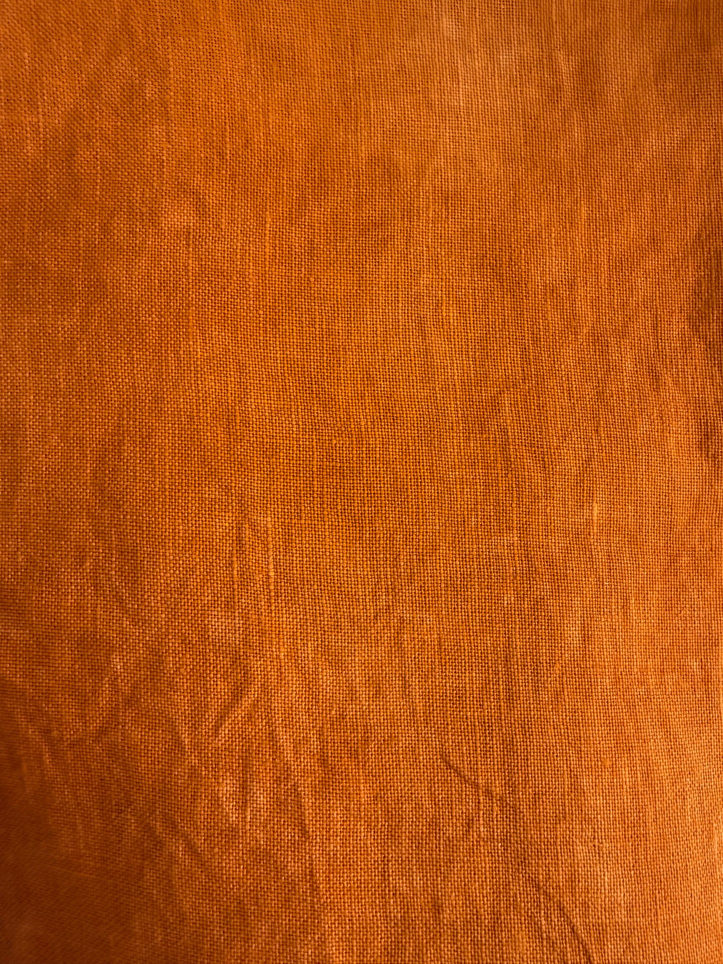 Harvest Pumpkin - 32 Linen - Fabrics by Stephanie