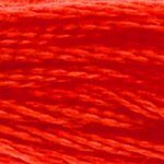 606 Orange-red Bright- 6 Strand Floss