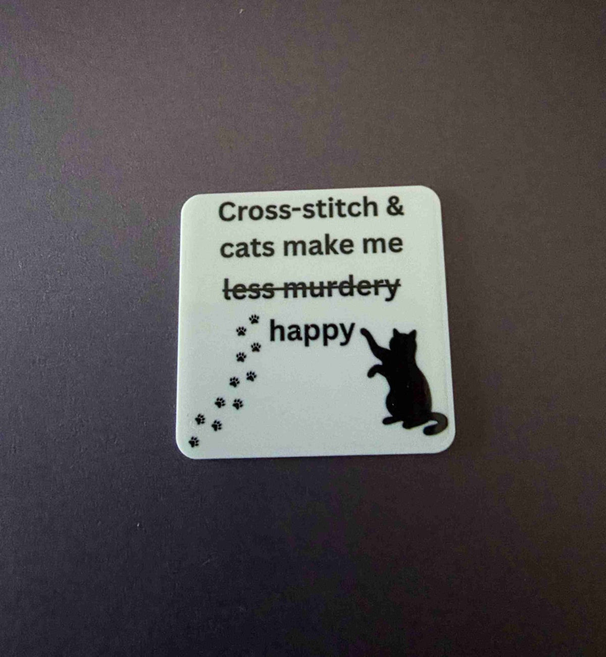 Needleminder- Cross Stitch and Cats