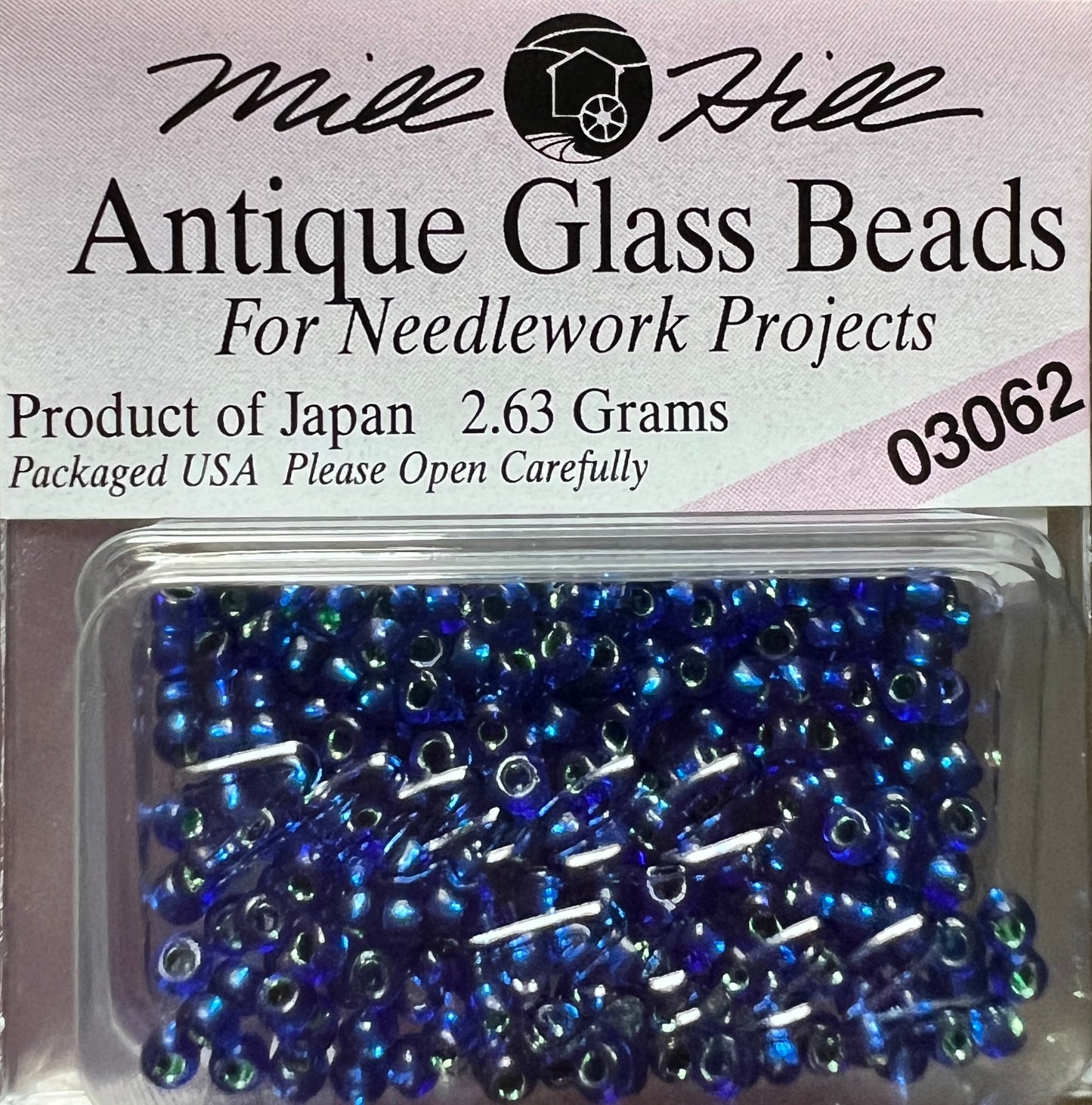 03062 Blue Velvet Antique Seed Beads