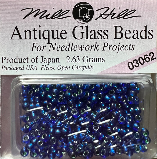 03062 Blue Velvet Antique Seed Beads