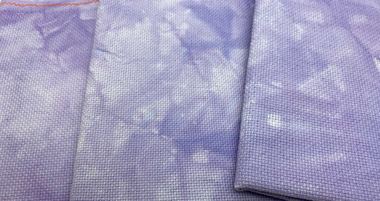 Spring Breeze - 18 Hand Dyed Aida - Mystic Fabrics