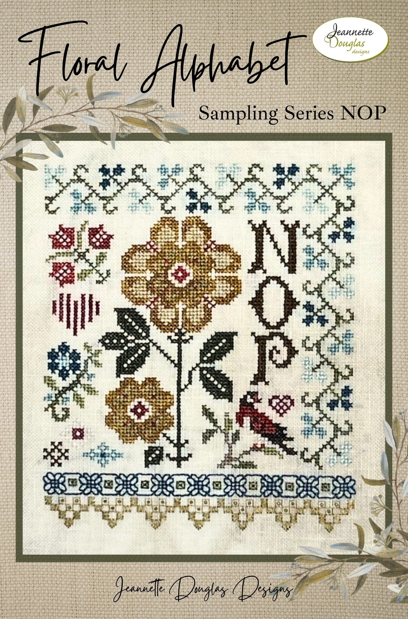 Floral Alphabet Sampling Series: NOP