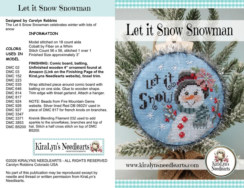 Let it Snow Snowman