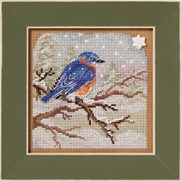 Snowy Bluebird