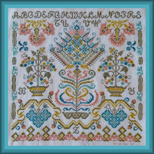 Palampore - Tree of Life with Dinky Dyes Silk Pack