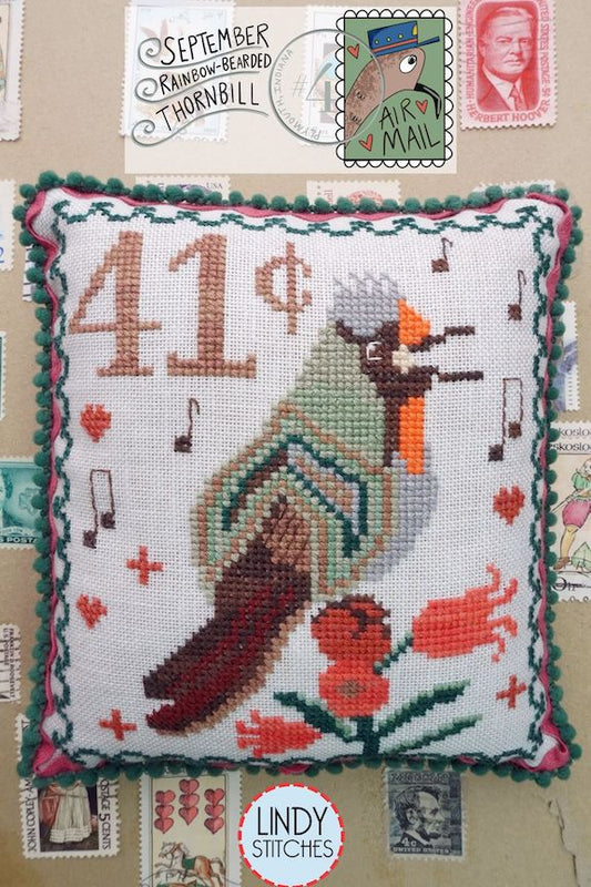 Air Mail September - Rainbow-Bearded Thornbill