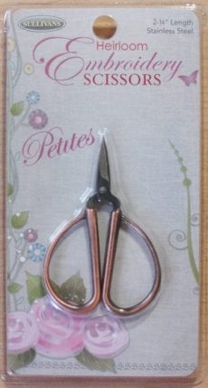 Petite Heirloom Embroidery Scissors - Copper