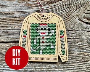 Sock Monkey Ugly Sweater Kit