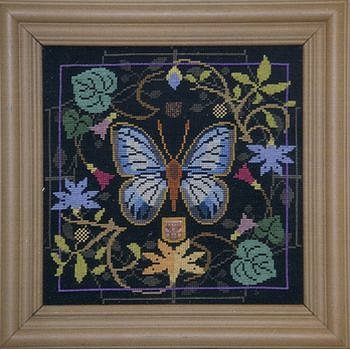 Butterfly in Bloom - Blue