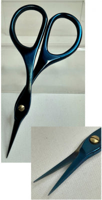 3.75 Titanium Scissors- Blue