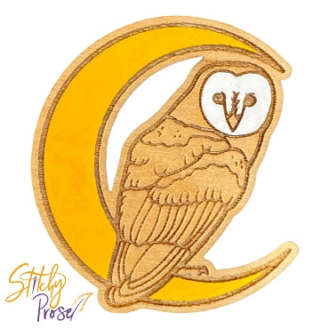Wooden Night Owl Needle Minder