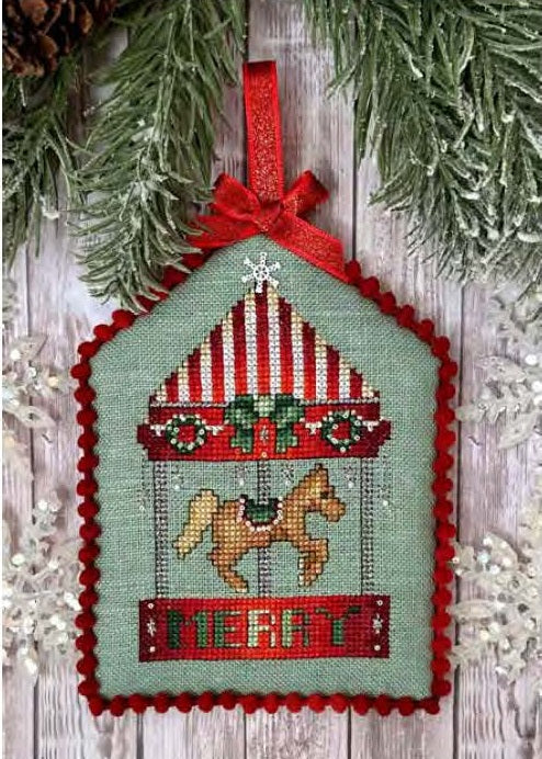 Christmas Carousel- Horse
