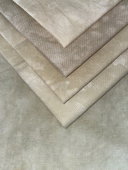 All the Things - 32 Hand Dyed Linen - Mystic Fabrics