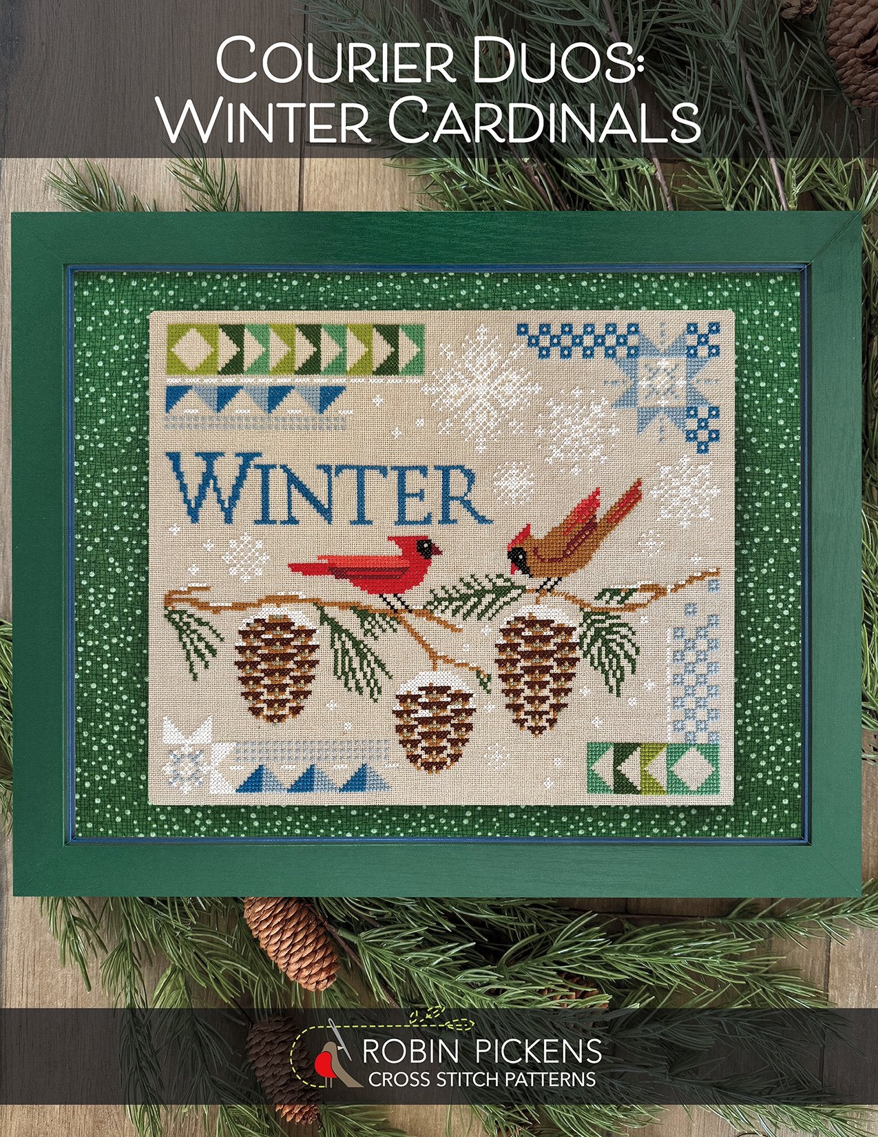 Courier Duos: Winter Cardinals