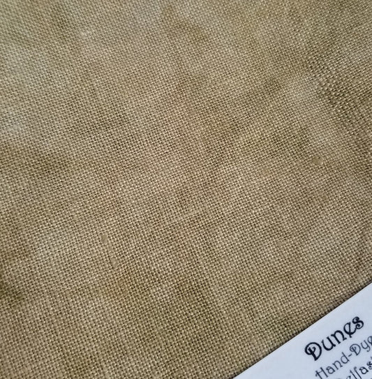 Dunes - 36 Hand Dyed Linen - Fiber on a Whim