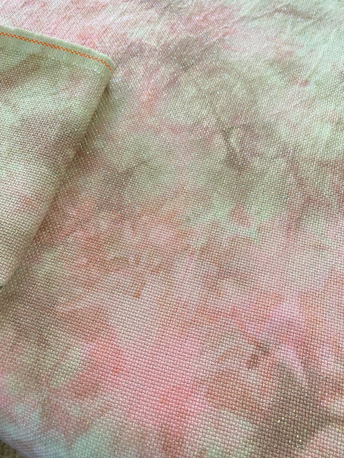 Haley's Garden - 32 Hand Dyed Linen - Mystic Fabrics