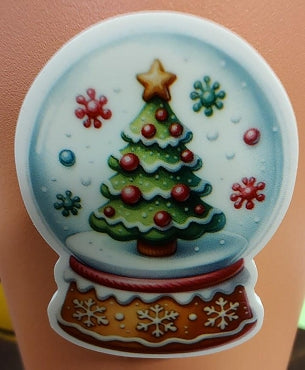 Christmas Tree Snowglobe Needleminder