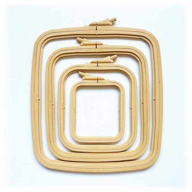 Nurge Square Plastic Hoop - Size 3: Tan 195mm x 220mm (8" x 9")