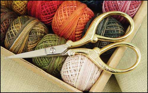 Embroidery Scissors-Imperial Gold Handle