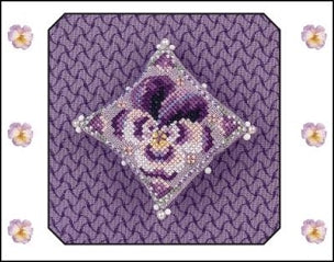 Pansy Petals with Embellishments