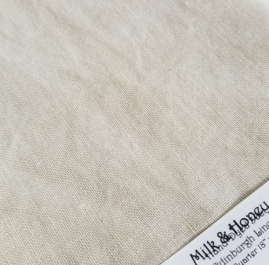 Milk & Honey - 32 Hand Dyed Lugana - Fiber on a Whim