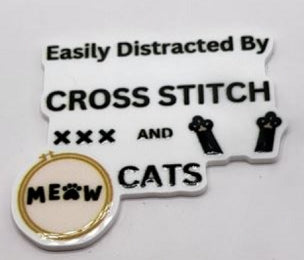 Cross Stitch and Cats Needleminder