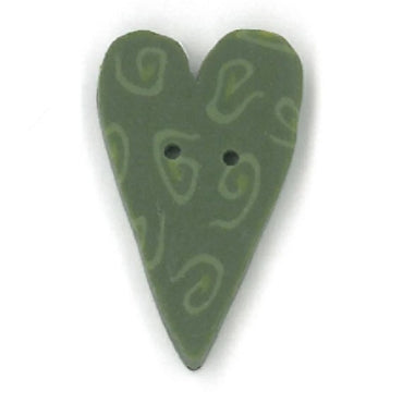 Just Pins - Just Nancy's Green Heart (set of 5 pins)