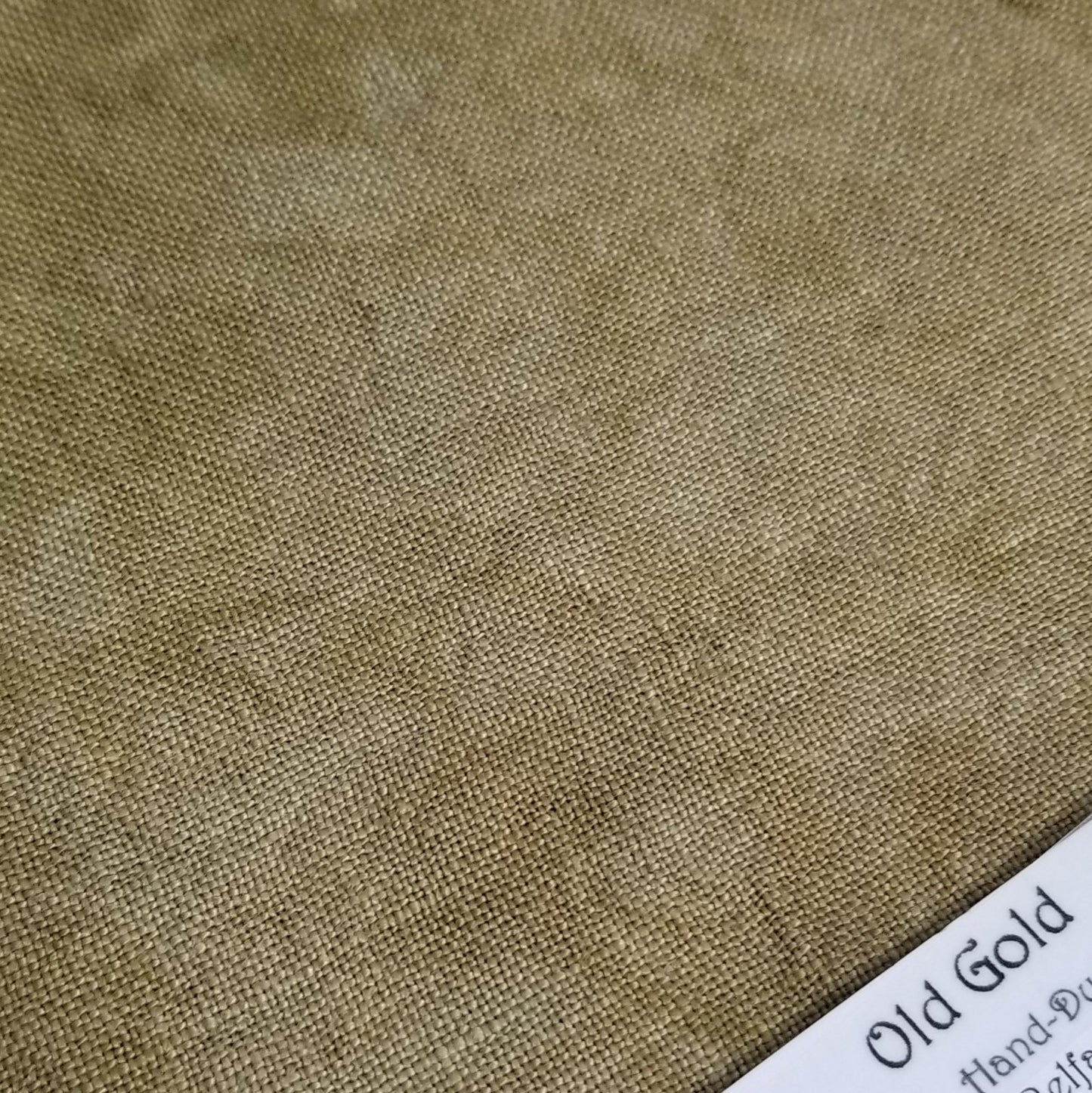 Old Gold - 40 Hand Dyed Linen - Fiber on a Whim