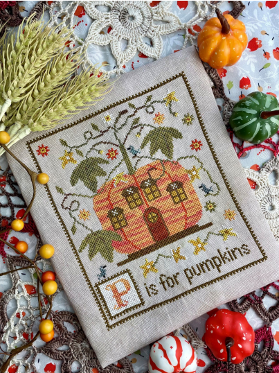 P is for Pumpkins - Alphabet Cottage Series