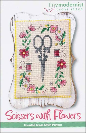 Scissors with Flowers