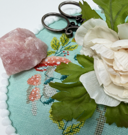 Peace, Love & Cross Stitch (mystery design)