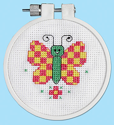 Checky Butterfly Kids Stitch Kit