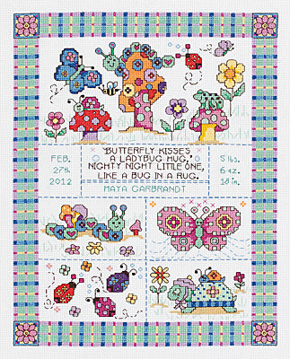 Bug In A Rug Birth Announcement