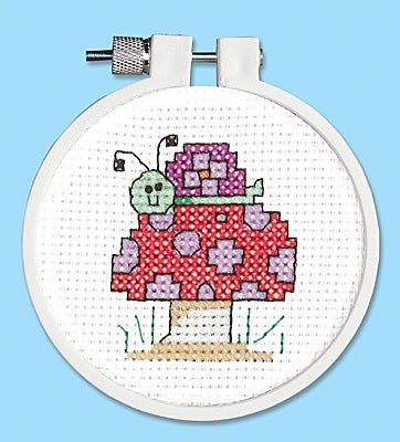 Snail & Mushroom Kids Stitch Kit