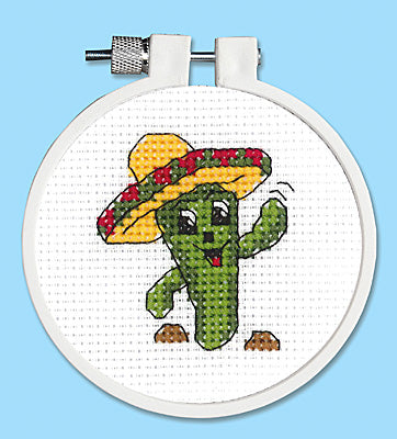 Carlos the Cactus Kids Stitch Kit